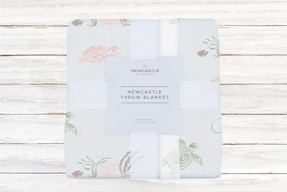 Turtles Bamboo Throw Blanket