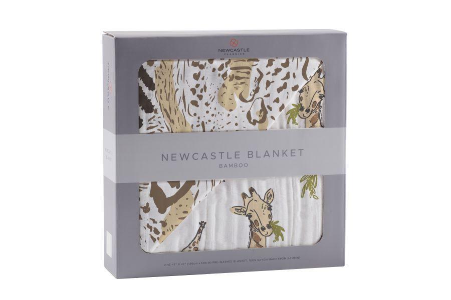 Hungry Giraffe Muslin Blanket