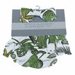 Tropical Forest Ruffle Bloomers and Headband Set showcasing vibrant tropical leaf patterns and ruffle detailing.