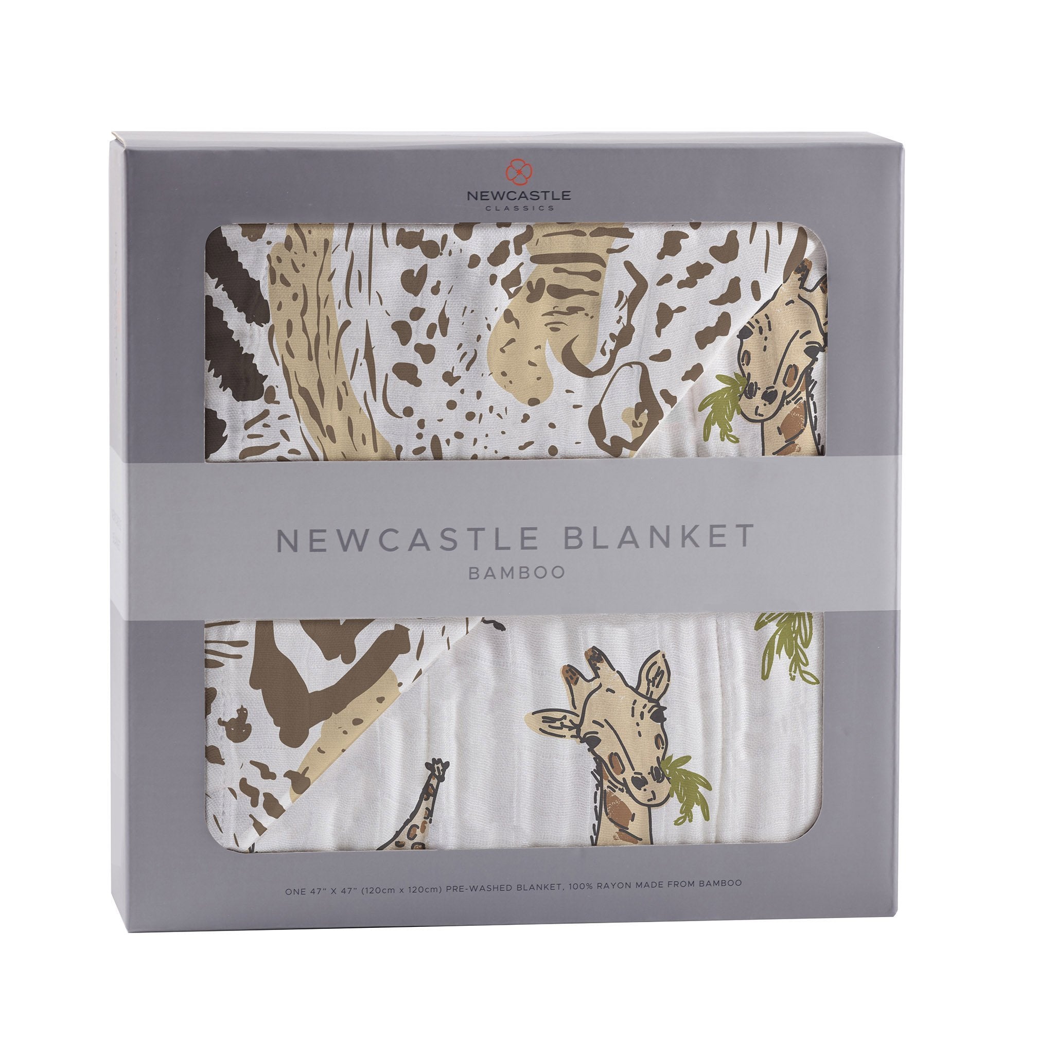 Hungry Giraffe Muslin Blanket