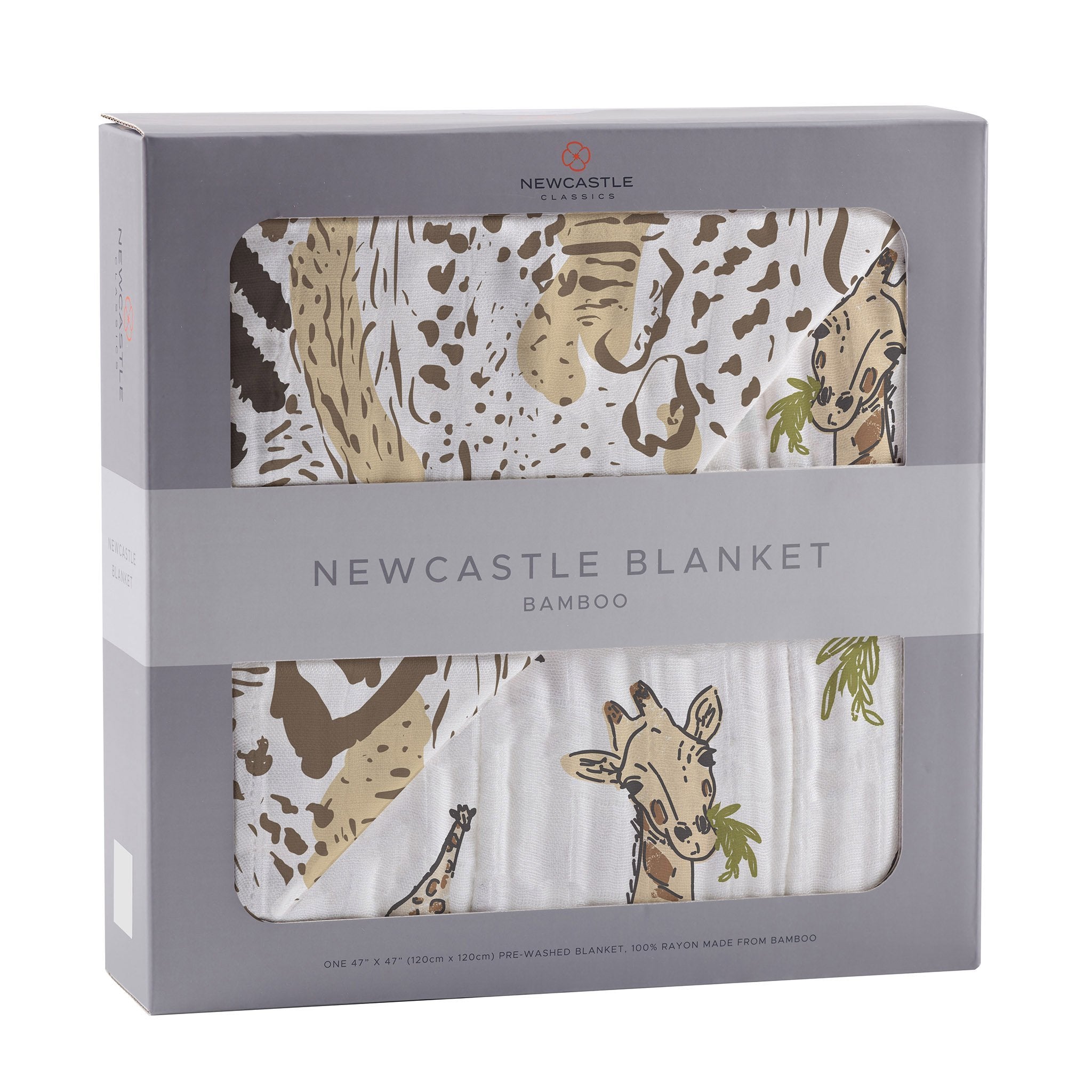 Hungry Giraffe Muslin Blanket