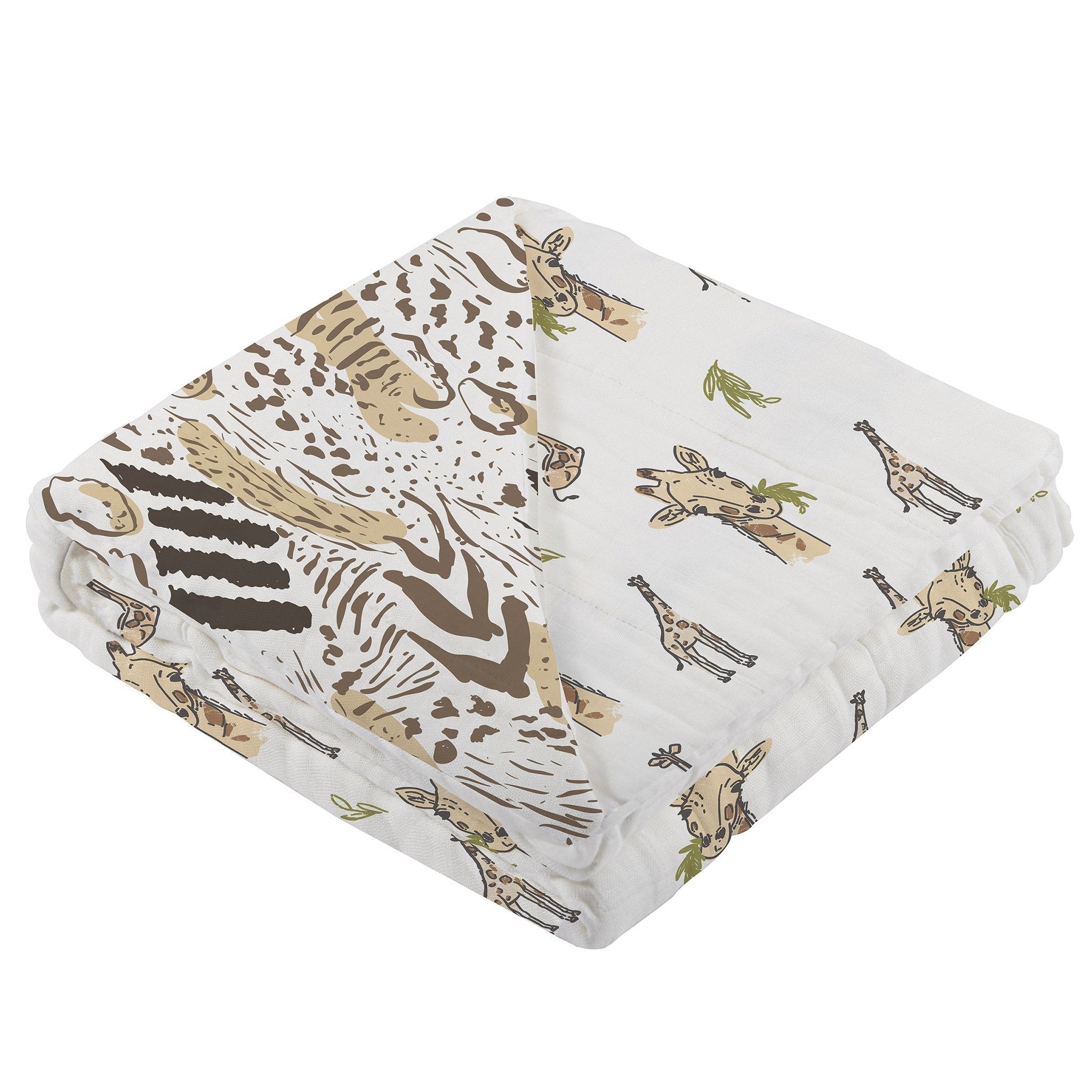 Hungry Giraffe Muslin Blanket