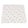 Turtles Lily Blanket featuring a soft bamboo muslin design with turtles and water lilies, perfect for babies.