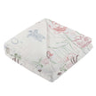 Turtles Lily Blanket made of 100% bamboo, featuring soft turtles and water lilies, perfect for wrapping your baby in comfort.