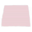 Bamboo baby blanket with soft pink and white stripes, perfect for keeping your baby warm and comfortable.