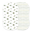 Dino Cotton Pad featuring playful dinosaur prints on soft, breathable fabric for comfortable diaper changes.
