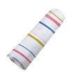Watercolor Stripe Swaddle