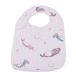 Sea themed Under Sea Bibs featuring mermaid designs and bubbles for babies and toddlers.
