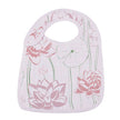 Under Sea Bibs featuring a pink lotus flower design for children.