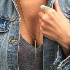 Vertical Bar Necklace