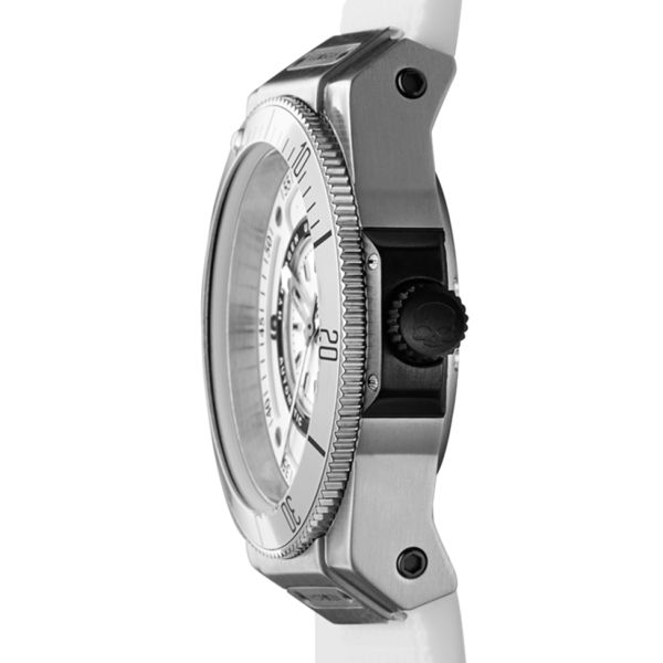 Sportivo Silver White Watch