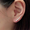 Crystal Ear Crawlers Earrings