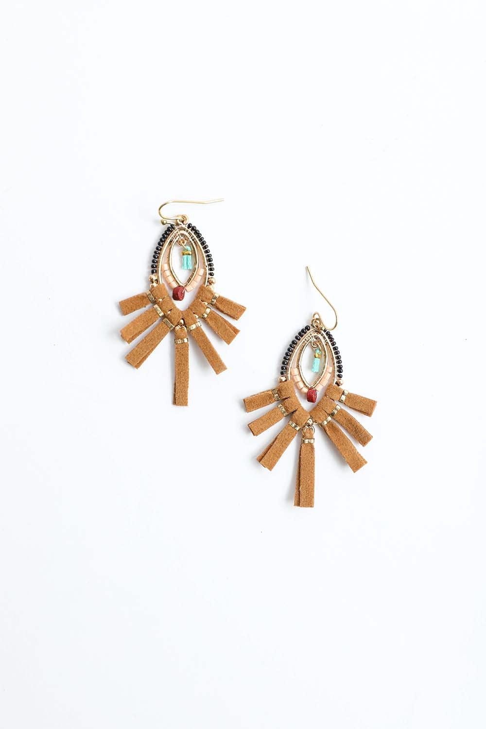 Fringe Bead Earrings