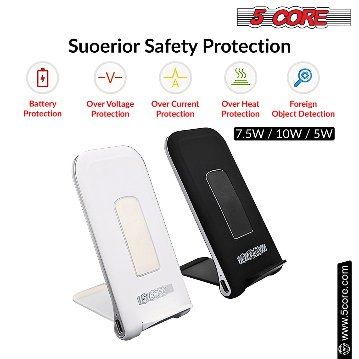 5 Core Wireless Charger