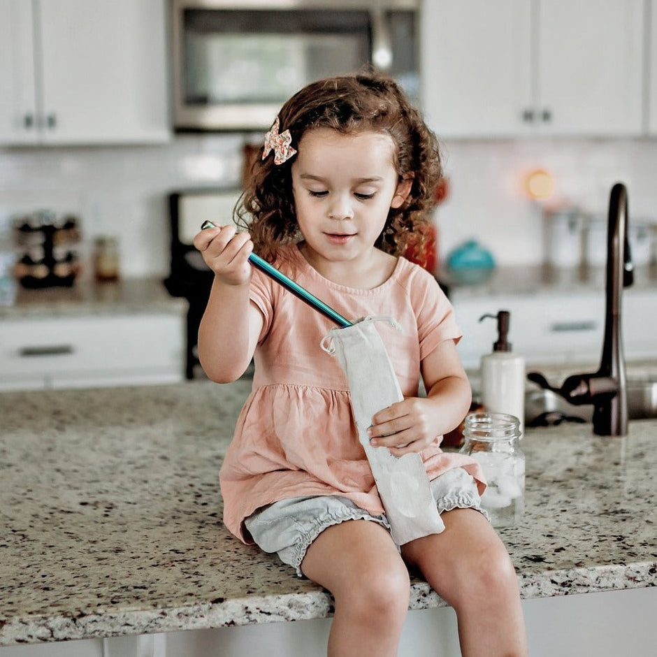 Buttercup Metal Straws