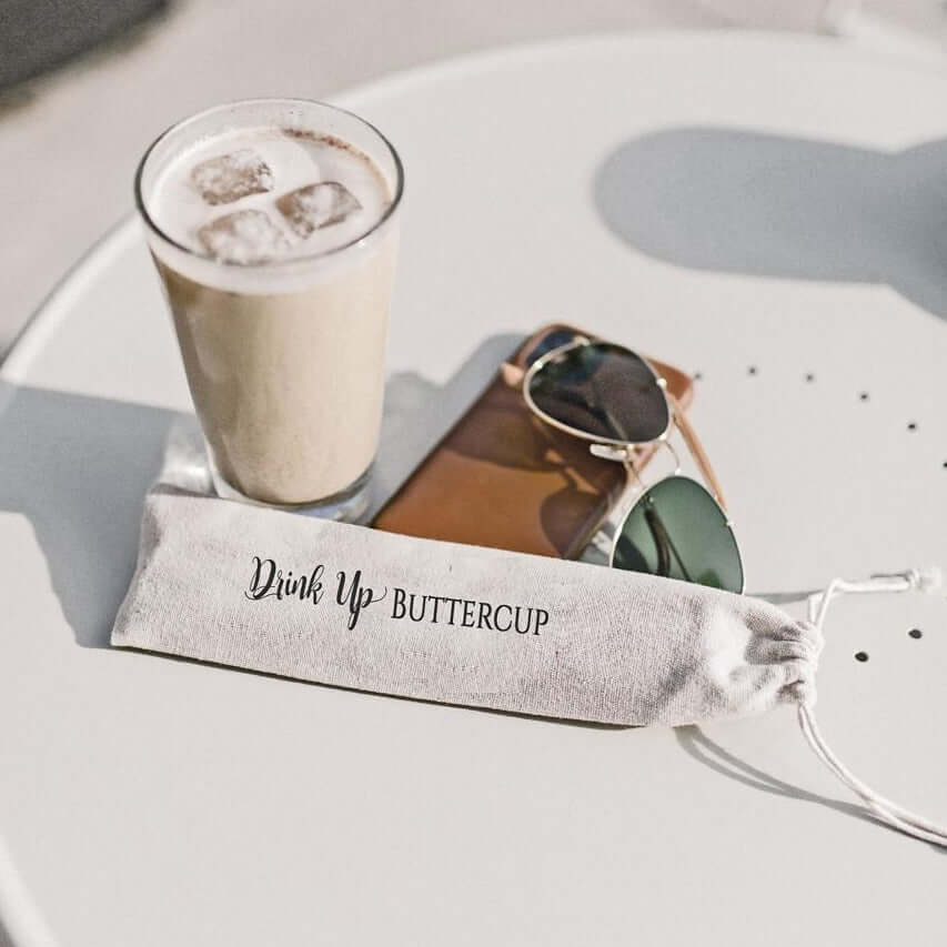 Buttercup Metal Straws