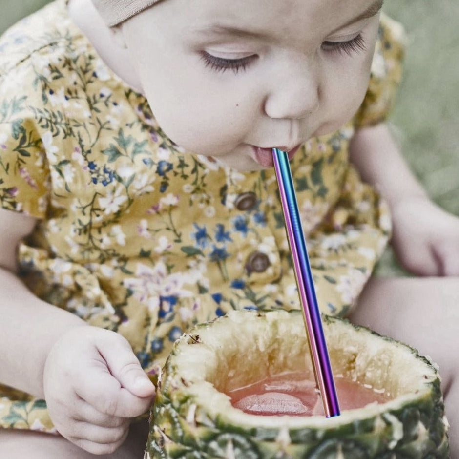 Buttercup Metal Straws