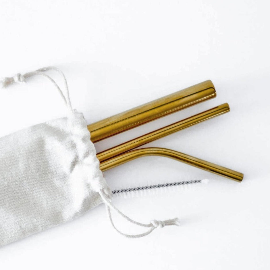 Buttercup Metal Straws