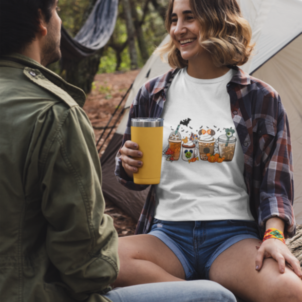 Classic Characters Coffee Tee