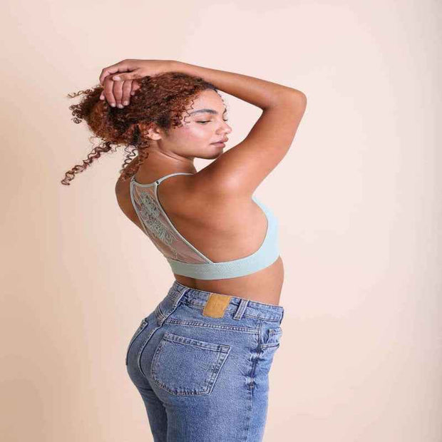 Tattoo Back Mesh Bralettes