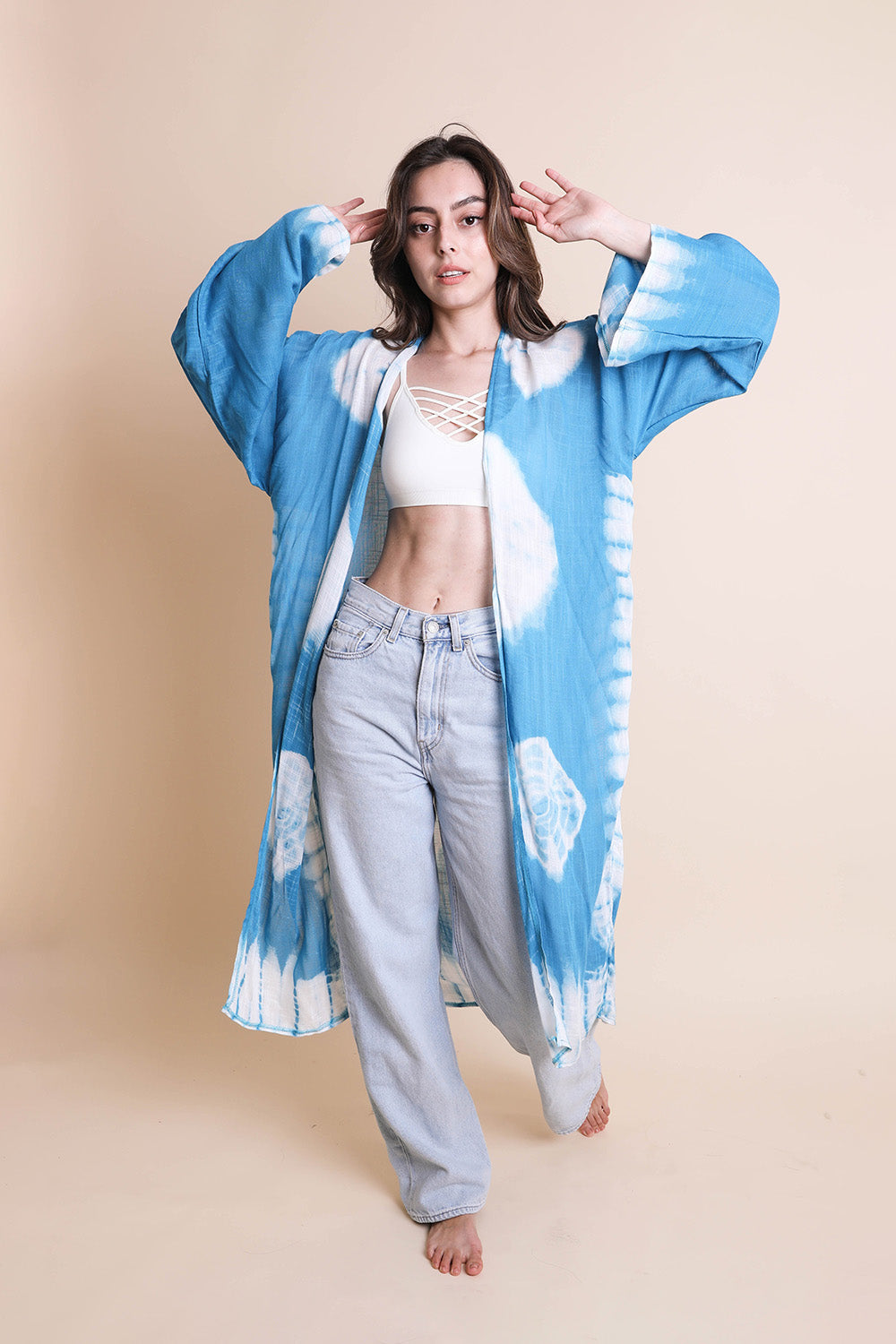 Summer Tie Dye Kimono