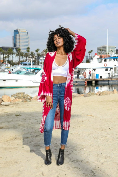 Summer Tie Dye Kimono