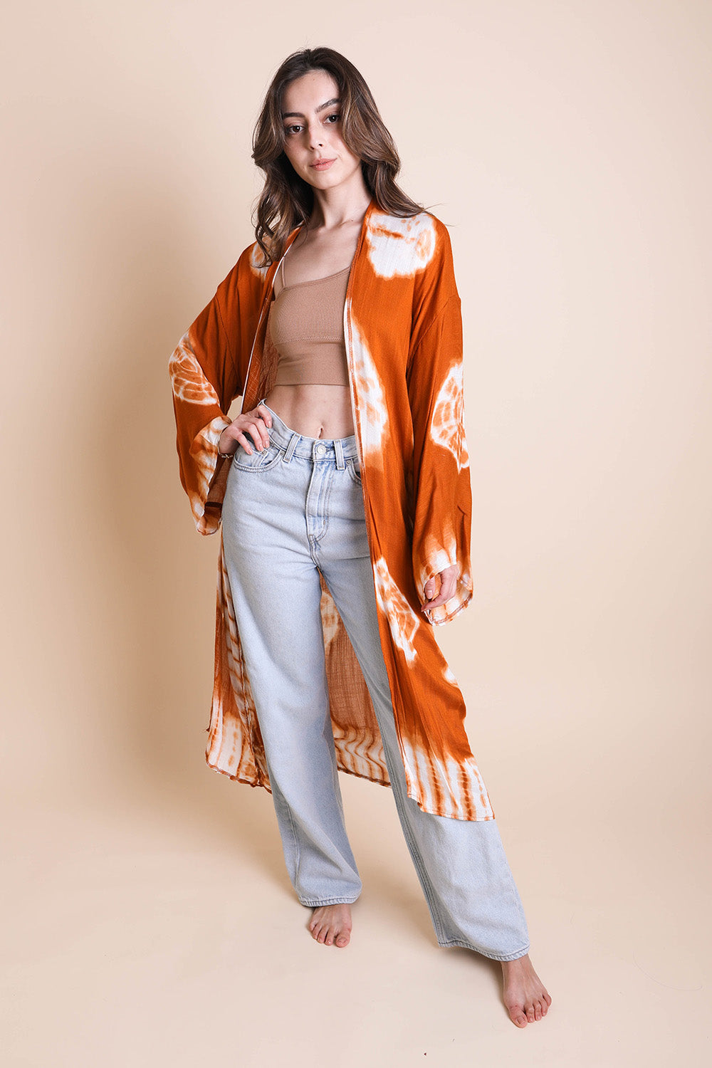 Summer Tie Dye Kimono