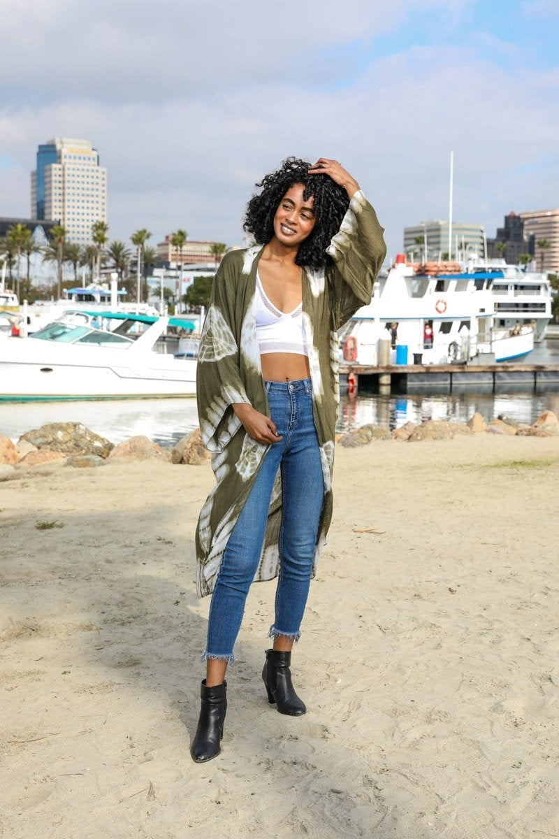 Summer Tie Dye Kimono