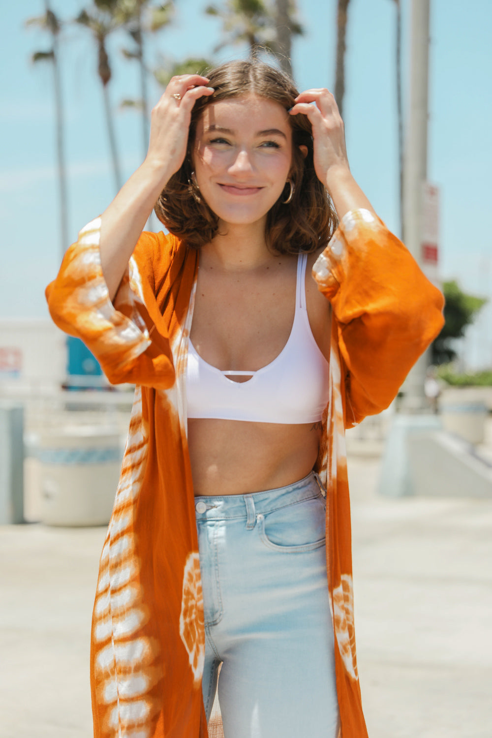 Summer Tie Dye Kimono