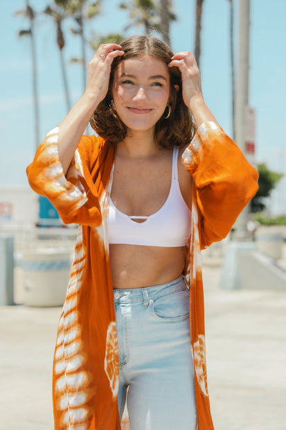 Summer Tie Dye Kimono