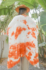 Festive Tie-Dye Kimono