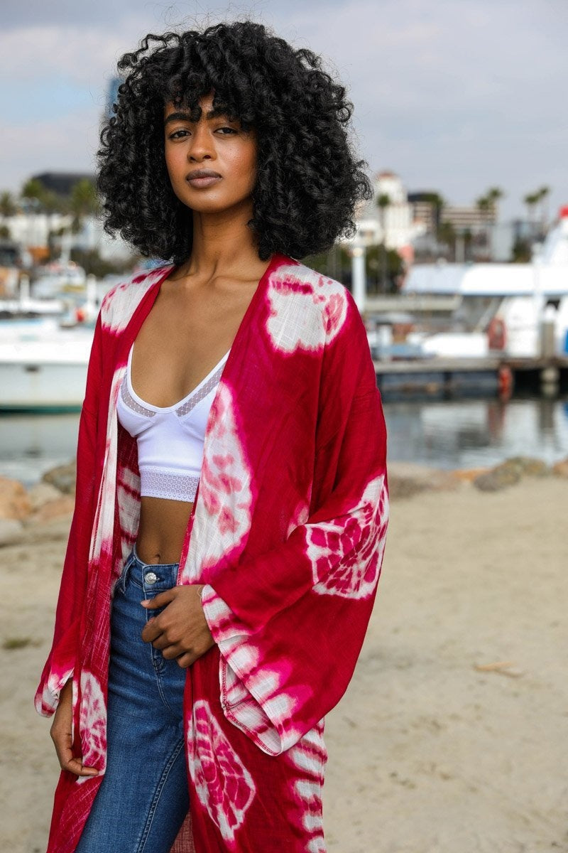 Summer Tie Dye Kimono