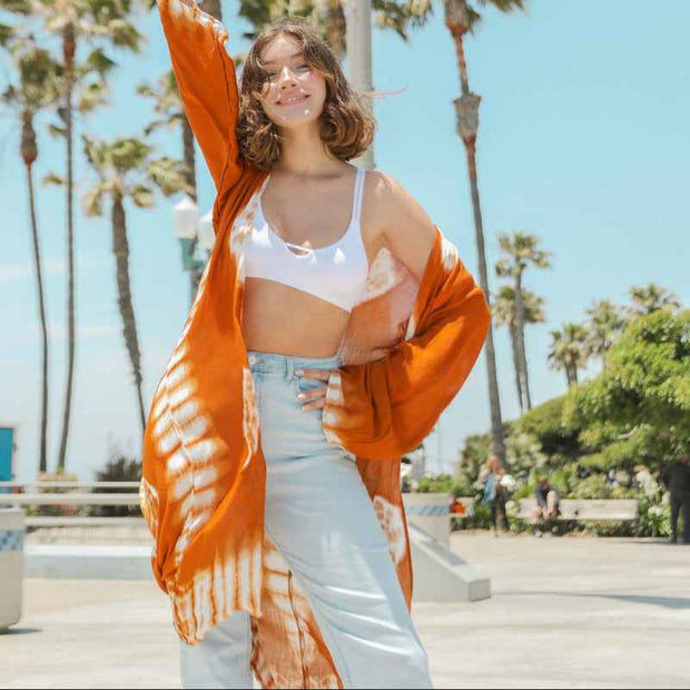 Summer Tie Dye Kimono