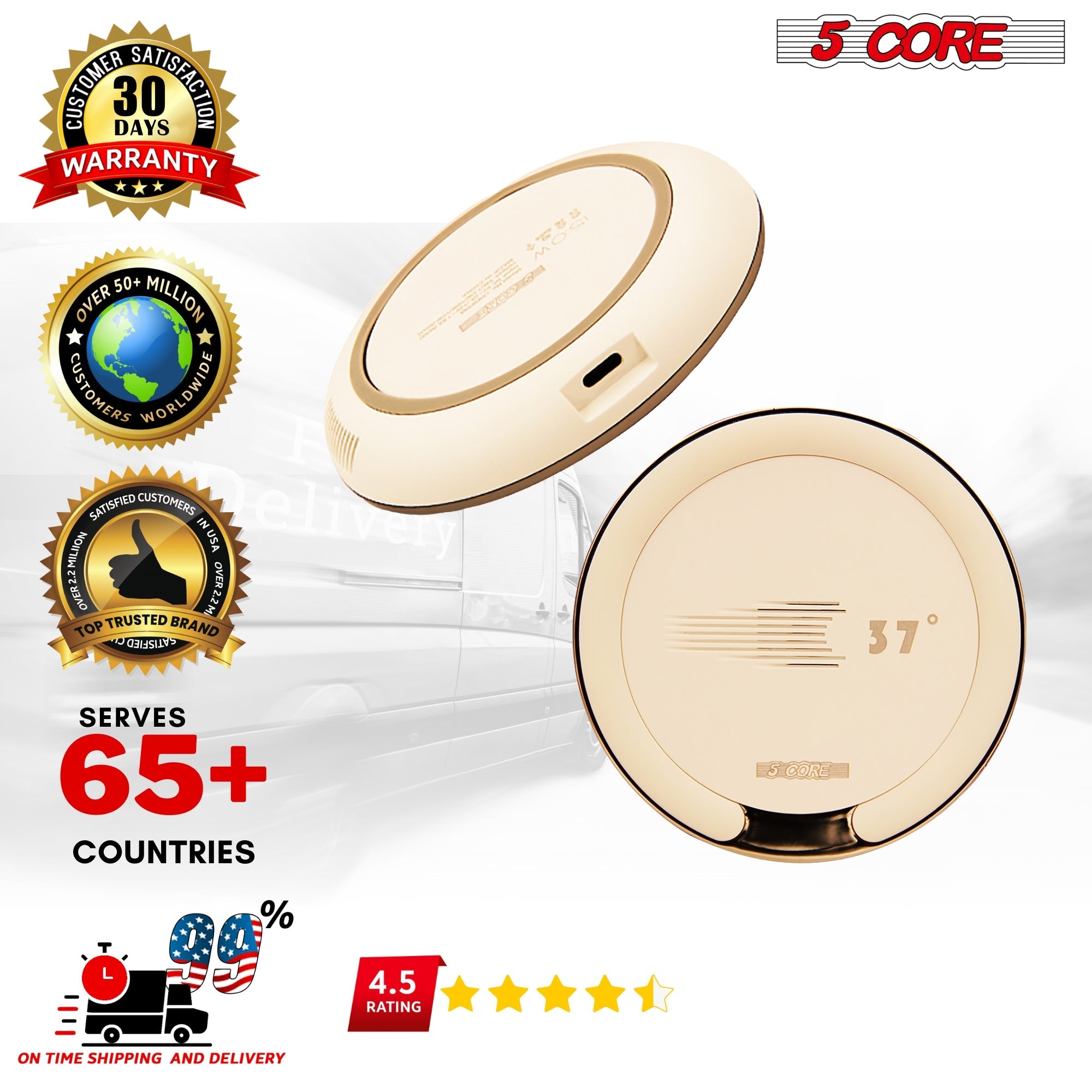 5 Core Wireless Charger Pad