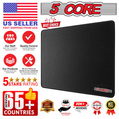 Gaming Mouse Pad 3x3 Desk Mouse Mat w Rubber Base Mousepad Pair