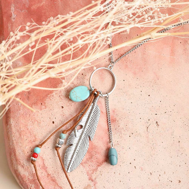 Turquoise Charm Necklace