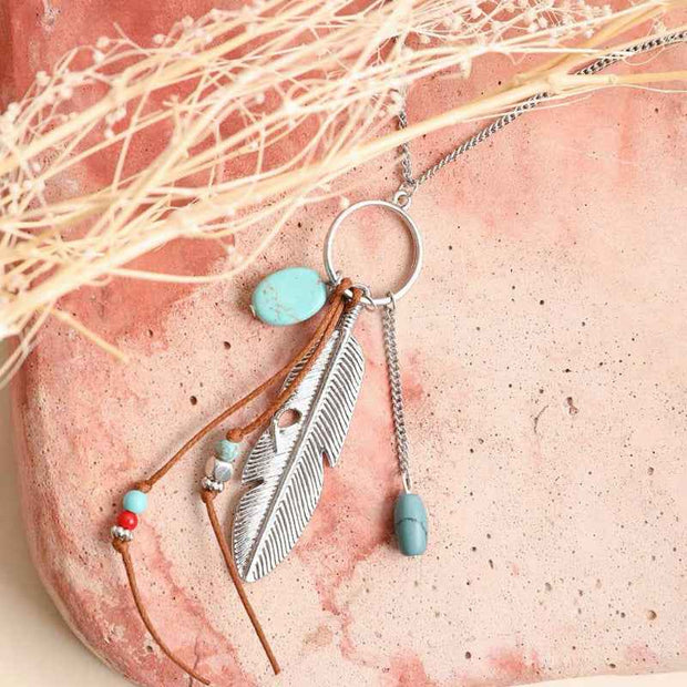Turquoise Charm Necklace