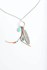 Turquoise Charm Necklace