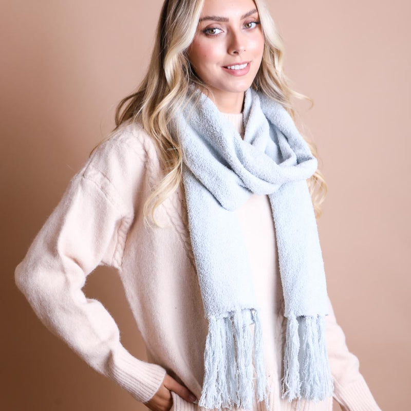 Écharpes à pompons ultra-douces