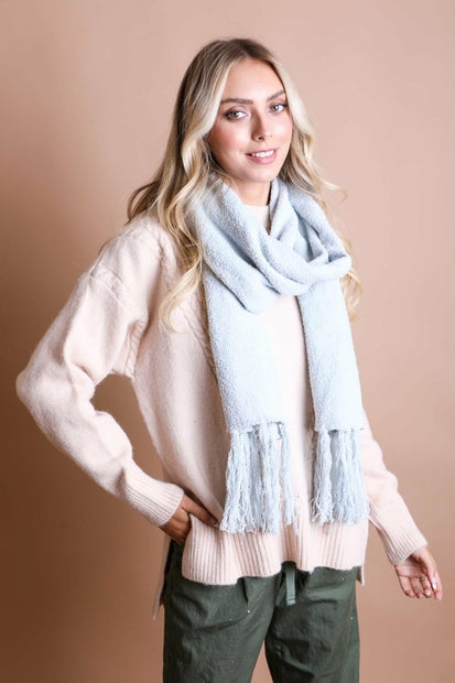 Boucle Tassel Scarf