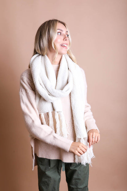 Boucle Tassel Scarf