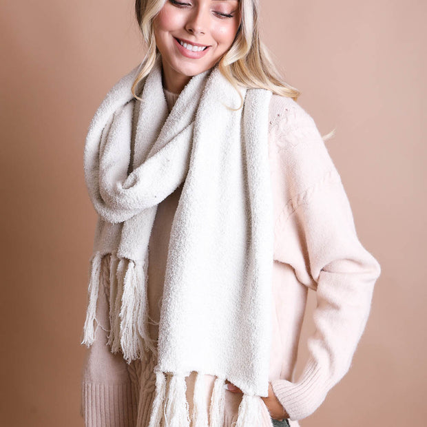 Bufandas con borlas ultra suaves