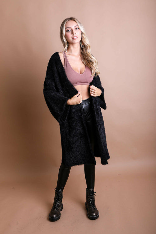 Cardigans en tricot mohair ultra doux.