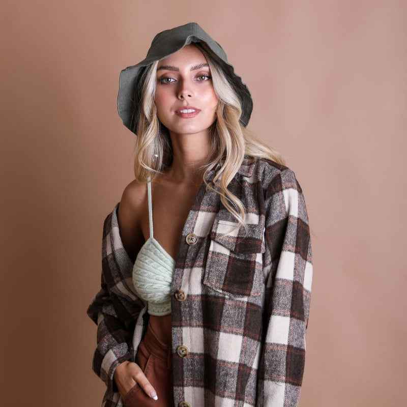 Urban Cotton Bucket Hat – Black – Comfortable & Stylish Sun Hat