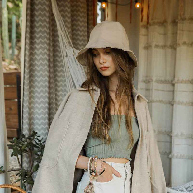 Urban Cotton Bucket Hat – Black – Comfortable & Stylish Sun Hat