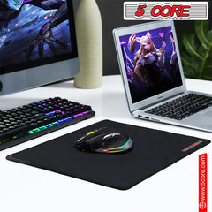 Gaming Mouse Pad 3x3 Desk Mouse Mat w Rubber Base Mousepad Pair