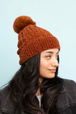 Velvet Knit Pom Beanie