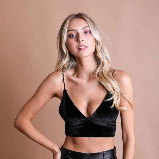 Soft Velvet Bralette