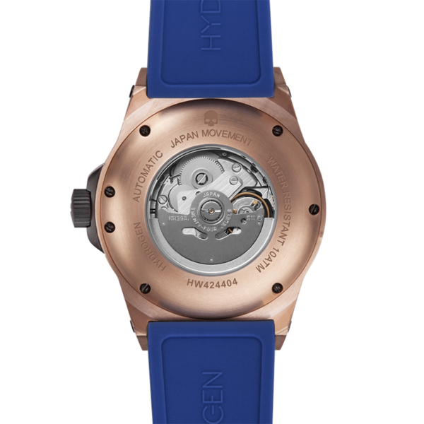 Blue Rose Gold Watch