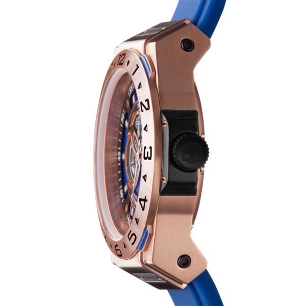 Blue Rose Gold Watch